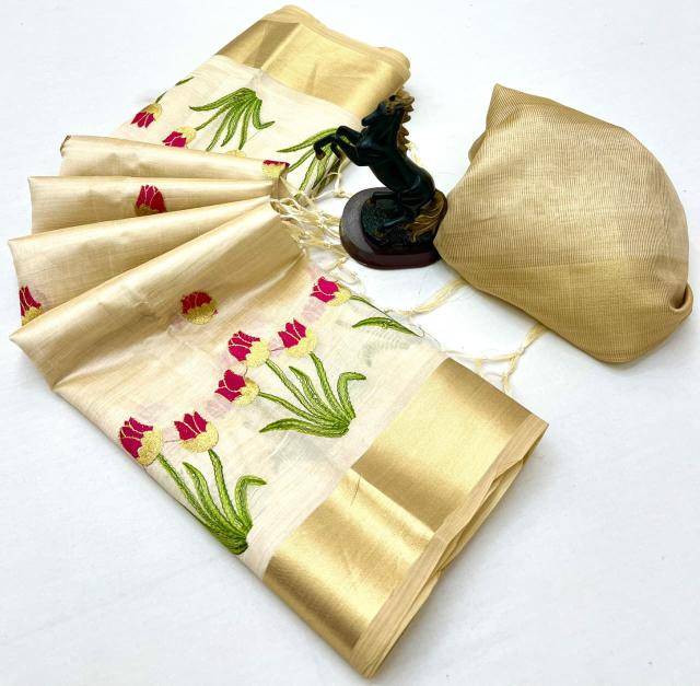 Malhar tissue kerala Wholesale saree dealers in Surat